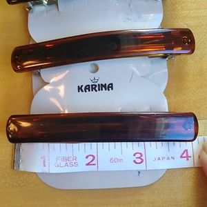 2 Karina French Hair Barrettes